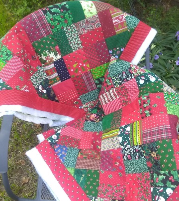Christmas Scrap Quilts WIP by Sharon @ Ms P Designs USA