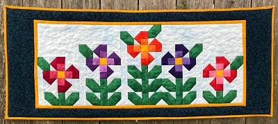 Pinwheel Posey Parade Pillow by Ms P Designs USA