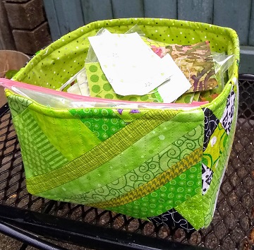 Lime Green Scrappy Box by Sharon @ Ms P Designs USA