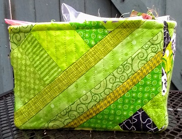 Lime Green Scrappy Box D by Sharon @ Ms P Designs USA