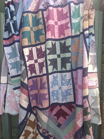 Scrappy Goose Foot Quilt by Sharon @ Ms P Designs USA