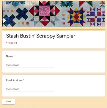 Scrappy Sampler Reward Form A by