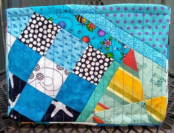 Aqua Scrappy Basket D by Sharon @ Ms P Designs USA