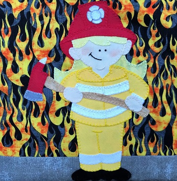 Ax Firefighter by Ms P Designs USA