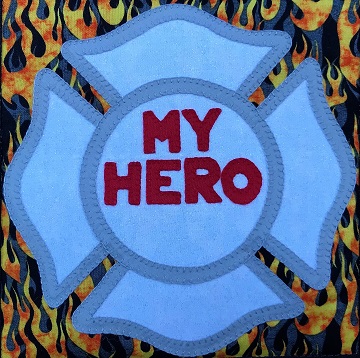 Firefighter Badge by Ms P Designs USA