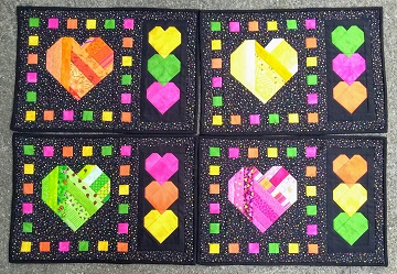 Scrappy Hearts Place Mats by Ms P Designs USA