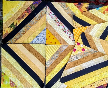February string blocks by Sharon @ Ms P Designs USA