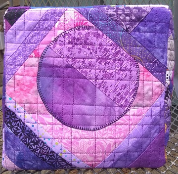 Purple Scrappy Basket Bottom by Sharon @ Ms P Designs USA