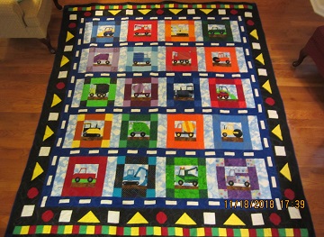 Vehicle quilt by Carolyn F