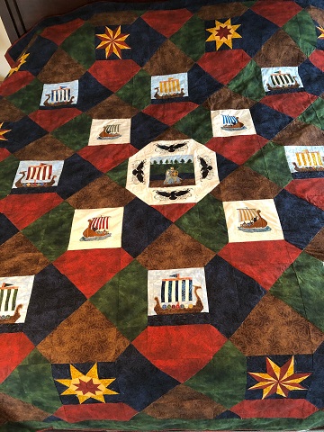 Viking Quilt by Joyce F