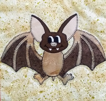 Mexican Free-tailed Bat by Ms P Designs USA