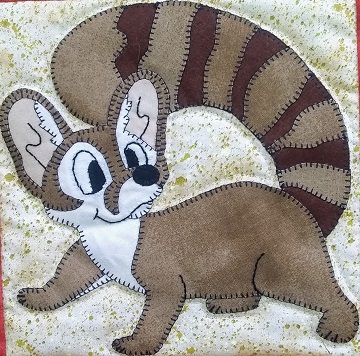 Ring-tailed Cat by Ms P Designs USA