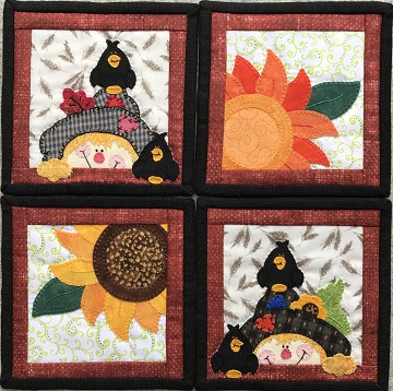 Autumn Coasters by Ms P Designs USA