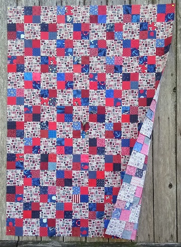 Patriotic Double 4 Patch by Sharon @ Ms P Designs USA