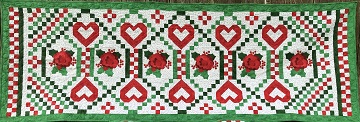 Christmas Bed Runner by Ms P Designs USA