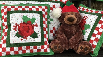 Christmas Pillows by Ms P Designs USA