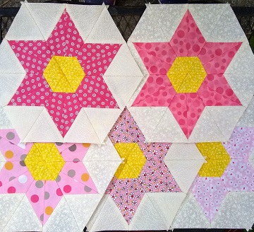 Diamond Star Blocks by Sharon @ Ms P Designs USA