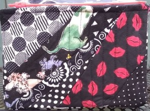 Black and Gray Scrappy Basket D by Sharon @ Ms P Designs USA