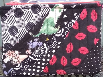 Black and Gray Scrappy Basket D by Sharon @ Ms P Designs USA