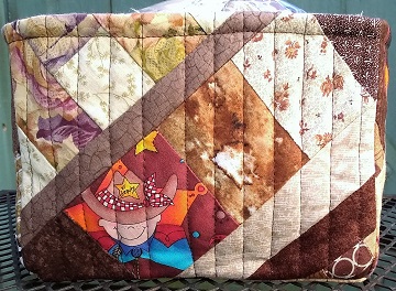 Brown and Tan Scrappy Basket B by Sharon @ Ms P Designs USA