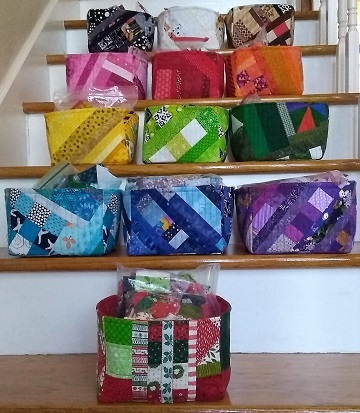 Scrappy Basket Set by Sharon @ Ms P Designs USA