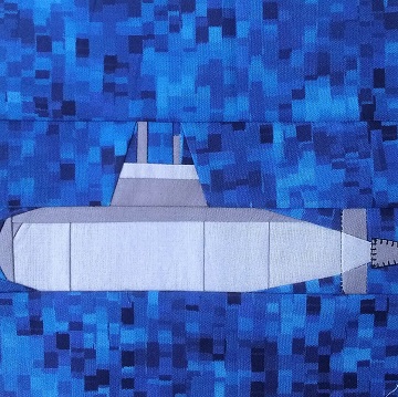 Military Submarine by Ms P Designs USA
