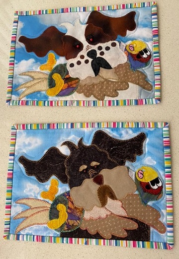 Setters with Pheasant from Deb S