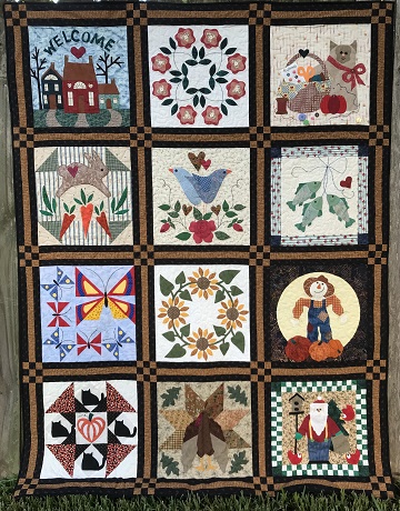 Calendar Quilt by Susan @ Ms P Designs USA