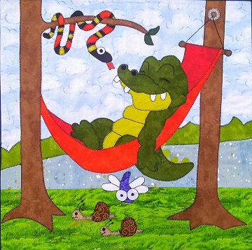 Nap Time Gator by Ms P Designs USA
