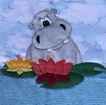 Pygmy Hippopotamus by Ms P Designs USA