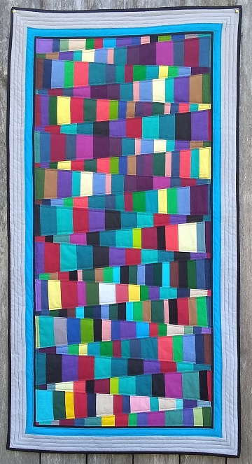 Nine Degree Wedge Quilt by Sharon @ Ms P Designs USA