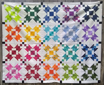 Sawtooth Star Quilt by Sharon @ Ms P Designs USA