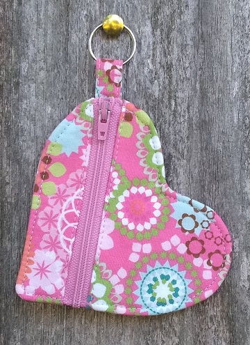 February Heart Zipper Bag A by Sharon @ Ms P Designs USA