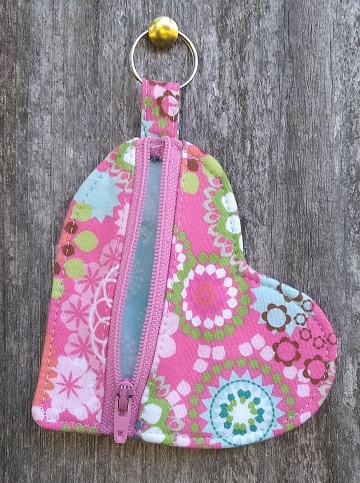 February Heart Zipper Bag B by Sharon @ Ms P Designs USA