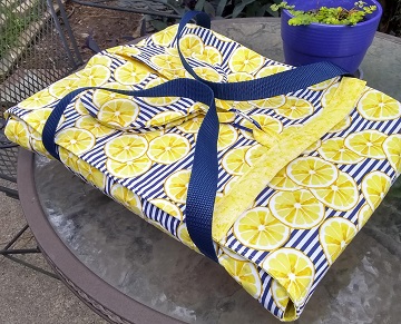 Lemons Casserole Carrier A by Sharon @ Ms P Designs USA