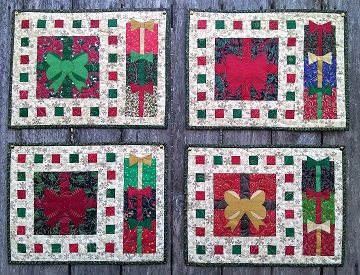 Gift Box Place Mats by Ms P Designs USA