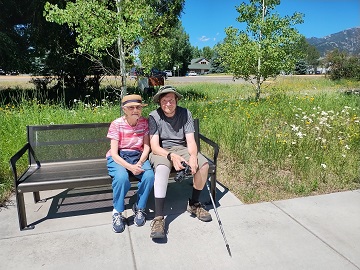 Richard & Mom Story Mill Park by Sharon @ Ms P Designs USA