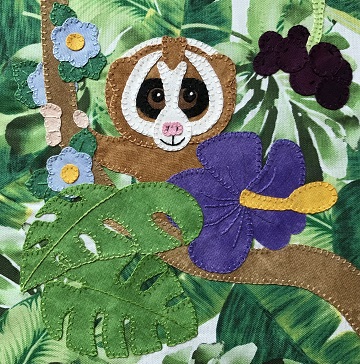 Bornean Slow Loris by Ms P Designs USA