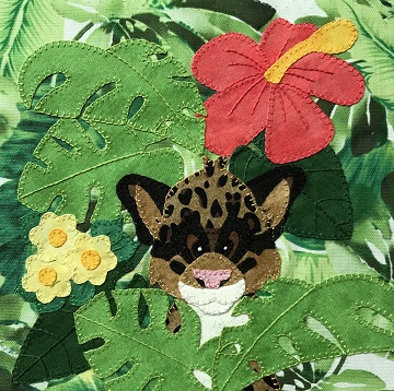 Clouded Leopard by Ms P Designs USA