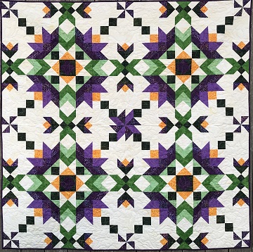 Cypress Lilies Quilt by Ms P Designs USA
