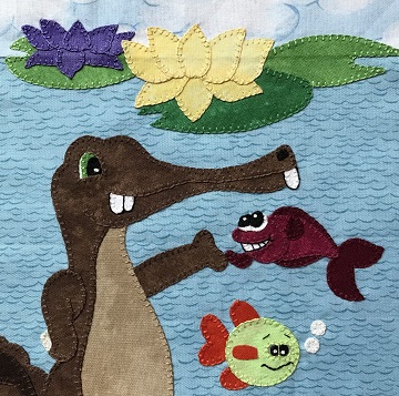 False Gharial by Ms P Designs USA