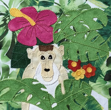 Pigtailed Macaque by Ms P Designs USA