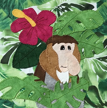 Proboscis Monkey by Ms P Designs USA