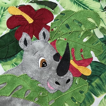 Rhinoceros by by Ms P Designs USA