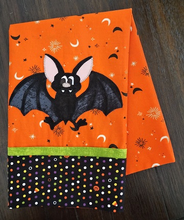 Bat Tea Towel by Sharon @ Ms P Designs USA