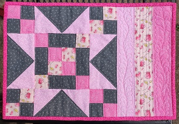 Pink Place Mat by Sharon @ Ms P Designs USA