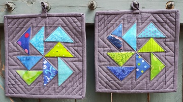 Wild Goose Chase Hot Pads by Sharon @ Ms P Designs USA