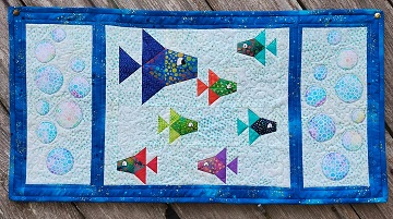 Something Fishy Table Topper by Ms P Designs USA