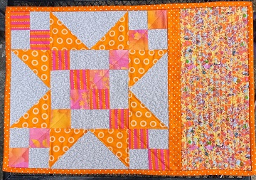 Orange Place Mat by Sharon @ Ms P Designs USA