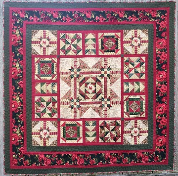 Holidays at Home Quilt by Sharon @ Ms P Designs USA